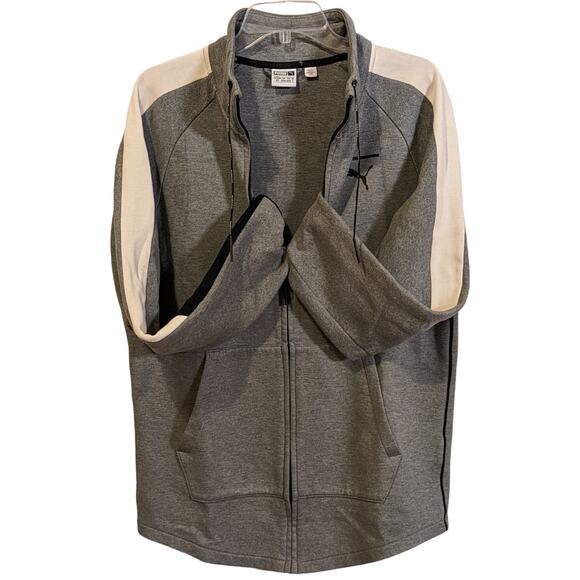 PUMA Evostripe Full Zip Up Hoodie Sweatshirt Drycell Gray Reflective Women's S - Picture 3 of 10